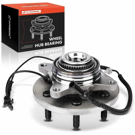A-Premium Front Wheel Bearing Hub Assembly Compatible with Ford F-150 2009-2010 4WD w/ABS 6-Lug