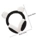 thumbnail image 2 of unbranded Orejeras De Para Mujer En Color Negro Con Y Materiales Premium, 2 of 8