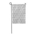 thumbnail image 1 of POGLIP Geometric Monochrome Hexagon Line Pattern Abstract Black Creative Endless Garden Flag Decorative Flag House Banner 12x18 inch, 1 of 1