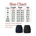 thumbnail image 3 of FUTATA Women Swim Skirt Skort Bikini Bottom High Waist Tummy Control Bathing Suit Skirt Swimwear Swimsuit Bottoms Black/Blue,S-3XL, 3 of 7