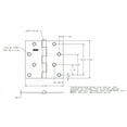 thumbnail image 4 of National Hardware - V514 4" x Square Standard Hinge, 4 of 4