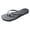 Grey, variant on ibiyuan Womens Flip Flops with Arch Support Black Thong Sandals Non- Rubber Sole Ladies Slippers Soft House Shoes