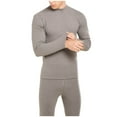 thumbnail image 3 of Dreluolixuan Mens Thermal Underwear Soft Long JohnsTight Hunting Gear Base Layer Cold Weather Camping Top and Bottom Sets, 3 of 5