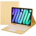 thumbnail image 1 of Funda con Teclado Táctil para iPad mini 7 (2024) / mini 6 8.3" - Amarillo, 1 of 7