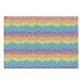 thumbnail image 1 of Nautical Cutting Board, Colorful Waves Cartoon Style Sea Pattern in Rainbow Colors Fun Art Travel, Decorative Tempered Glass Cutting and Serving Board, Large Size, Multicolor, by Ambesonne, 1 of 1