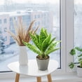 thumbnail image 4 of Hojas falsas, simulación de plantas verdes, plantas en macetas, decoración interior creativa, decoración de plantas artificiales., 4 of 5