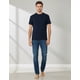 thumbnail image 3 of Playera Hombre 100% Algodón Corte Regular Color Azul Marino, 3 of 4
