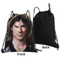 thumbnail image 3 of Vampire Diaries Drawstring Backpack Lightweight Portable Sport Gym Sackpack Draw String Cinch Bags For Men Women, 3 of 9