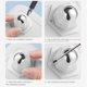 thumbnail image 2 of DQrwqpou Ruedas Giratorias Adhesivas para Muebles Pequeños 4 Uds. (bola Acero Blanca), 2 of 9
