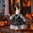 thumbnail image 2 of sruoe Halloween Decorations,Halloween Witch Porch Goose Outfit, 23 Inch Halloween Outfit for Porch Goose, Indoor Outdoor Decoration, Easy Dress Up Festive Cute, Weather Resistant, 2 of 7
