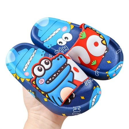 

Kids Summer Cartoon Thick Bottom Slippers Non-slip Indoor Sandals