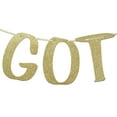 thumbnail image 3 of You Got This Banner Sign Gold Glitter Decorations for Cubicle Home Office Nursery Children's Bedroom Playroom Wall Decor, 3 of 6