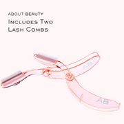 About Beauty Lash Lover Folding Eyelash Comb, 2 Count