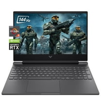 HP Victus 15.6" Full HD 144Hz Gaming Laptop, AMD Ryzen 5 7535HS, 16GB Memory, NVIDIA GeForce RTX 2050, 1TB SSD, Bluetooth, Wi-Fi, Backlit Keyboard, Windows 11, Mica Silver, W/GaLiMu