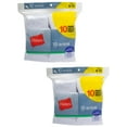 thumbnail image 2 of Hanes Men's Full Cushion White Ankle Socks, 20 Pack, 2 of 4
