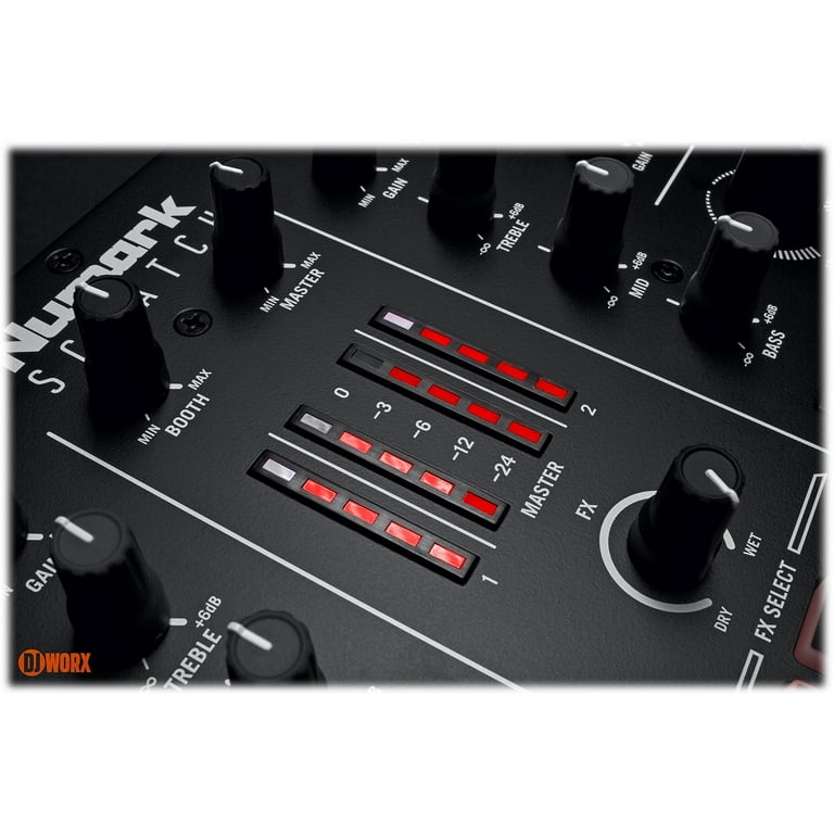 Numark Scratch 24-Bit 2-Channel Serato DJ Scratch Mixer+ Numark Scratch 24-Bit 2-Channel Serato DJ Scratch Mixer+