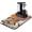 Vintage Et, variant on Vintage Ethnic Dish Drying Mat, Absorbent Coffee Bar Mat with Boho Tribal Style Patterns, Leak-Proof Non-Slip Kitchen Counter Mat