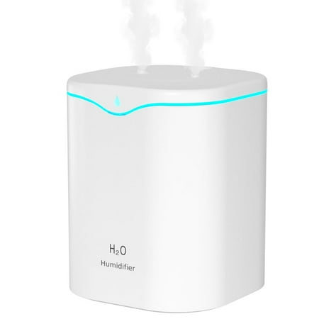 

Humidifiers for Bedroom 2L Ultrasonic Humidifier Cool Mist Humidifiers Quiet Whisper Humidifier Auto Shut-off Ideal for Plants Home Office