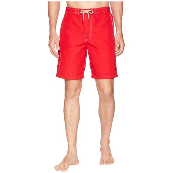 $85 Polo Ralph Lauren Men's, Classic Fit 8.5 Kailua Swim Trunk, Red, S