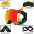 thumbnail image 5 of Juli Ski Goggles,Winter Snow Sports Snowboard Goggles with Anti-Fog Lens BNC, 5 of 6