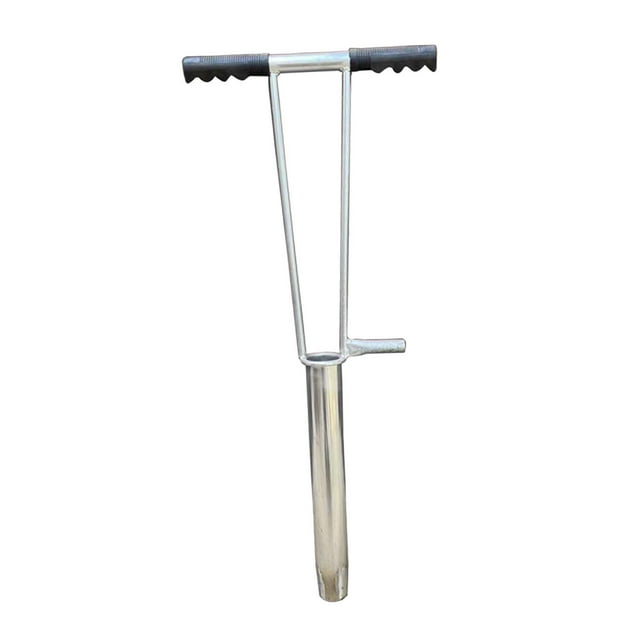 Almencla Pole Hole Digger Household Bamboo Planting Digger for Fence Yard Cultivating 40cm height
