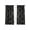 Black, variant on Sparrow Sheer Curtains 96 Inch Length 2 Panels Set, Spring Birds on The Branches Retro Country Beige Voile Window Treatment Semi Sheer Long Curtains Drapes for Bedroom/Living Room/Kitchen 52"x96"x2