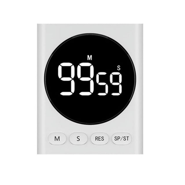 Temporizador, Temporizador de Aula para Niños, Cronómetro Digital Magnético Temporizador de Cuenta Regresiva con Pantalla LED Grande Volumen Ajustable para Cocinar, Hacer Ejercicio, Hornear,