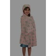 thumbnail image 2 of Kids Glow in the Dark Hearts Hooded Throw, 2 of 3