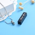 thumbnail image 2 of Constantlife Vertical Bar Mom Urn Necklace Simple Urn Pendant Commemorative Ashes Souvenir Men Women's Necklace Cremation Jewelry, 2 of 4