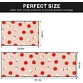 thumbnail image 3 of Pink Kitchen Mat Fruit Kitchen Rugs Sets of 2, Washable Non-Slip Apples Kitchen Floor Mats for in Front of Sink Kitchen Decor for Dining Room, Floor Home, Office, Sink, Laundry, 3 of 6