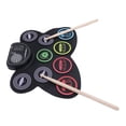 thumbnail image 1 of Electric Drum Practice Pad, Dual Stereo Speaker Electronic Drum Pad Set  for Present, 1 of 7