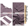 thumbnail image 5 of Fantaslook Womens Long Sleeve Tops Crewneck Sweatshirts Casual Color Block Tunic Tops Pullover, 5 of 8