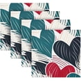 thumbnail image 5 of GZHJMY Valentine's Day Heart Cloth Napkins 4 Pack - 20x20In Soft Washable Dinner Napkin Home Decor Napkin for Dinners Weddings Cocktail Kitchen Decorative Washcloths, 5 of 7