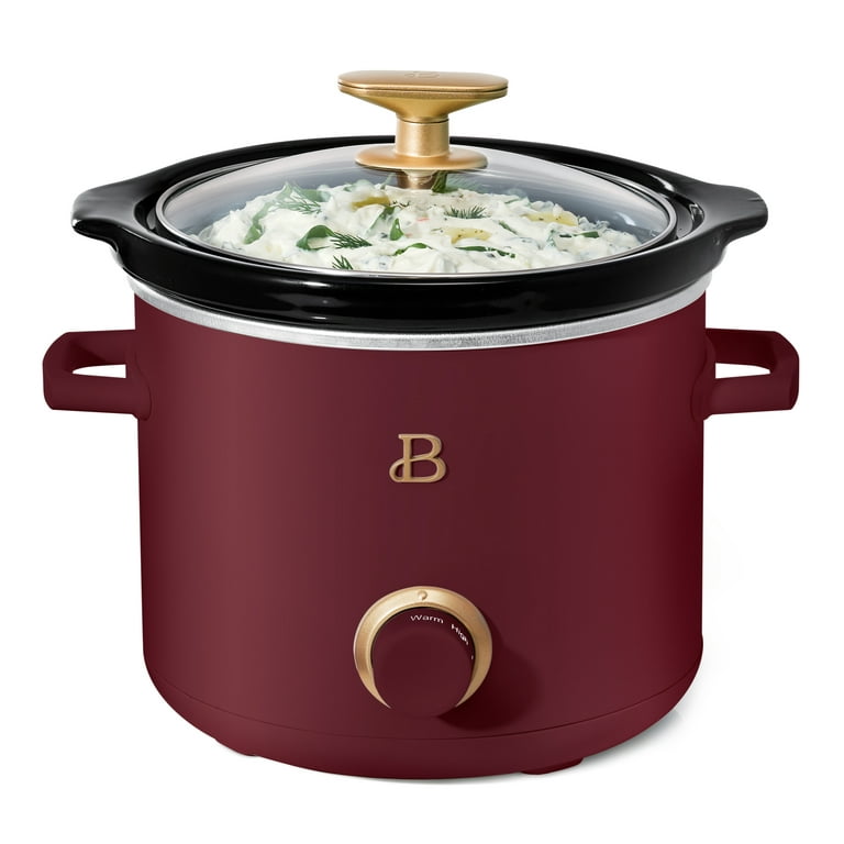 2-Pack 2-Qt Beautiful by Drew Barrymore Slow Cooker Set (Icing, Merlot) $15  ($7.50 each) + Free S&H w/ Walmart+ or $35+
