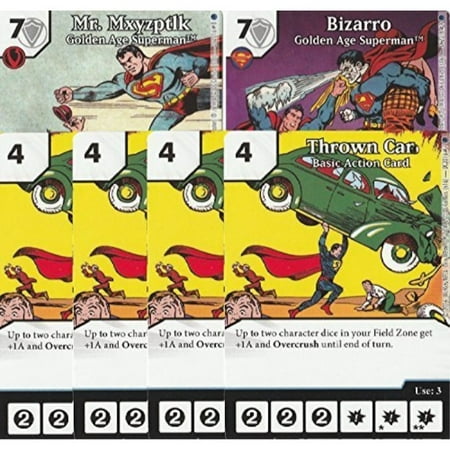 Superman Kit - DC Dice Masters Golden Age Of Superman Limited Edition Op Kit Set 6 Cards