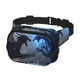 thumbnail image 2 of Fotbe Black And Blue Lightning Dragon Cangurera Cuadrada con Estampado de Doble Capa, Bolsa de Cintura Ajustable Mini para Hombres y Mujeres, 2 of 9