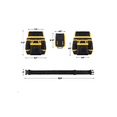 thumbnail image 2 of Bolsas Portaherramientas Cangurera Para Electricistas Tool amarillo negro, 2 of 4