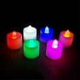 thumbnail image 4 of 24Pcs Electronic Led Candle Light Decoration Props Colorful Fast Flashing Automatic Color Changing Creative Birthday, 4 of 6