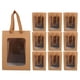 thumbnail image 1 of 12 Uds. Bolsas de regalo decorativas con ventana transparente, bolsas de regalo, bolsas de regalo para fiesta de boda, suministros para fiestas, 1 of 7