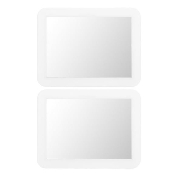 KAKOWELY small locker mirror 2pcs Magnetic Locker Mirror Small Mirror for School Locker Bathroom Office Rectangular Mirror with Magnetic Backing Decorative Mirror for Attaching on Metal Surface