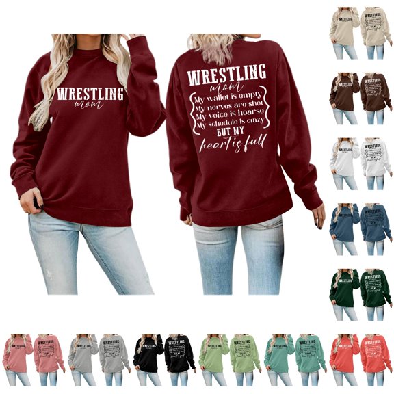 Tanghaowl Women's Sweatshirts Oversized Pullover Hoodies Artificial Short Velvet Sweaters Long Sleeve Winter Fall Outfits XL