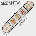 thumbnail image 3 of Yayeee Double Oven Mitt Kitchen Heat Resistant Baking 35" x7" Quilted Glove, Various Toasts, 3 of 6
