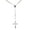 Two-Tone, variant on EDFORCE Stainless Steel Cross Christian Virgin Mary Rosary Beads Necklace, 18"