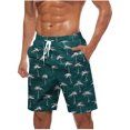 thumbnail image 2 of WAENQINLA Big and Tall Men's Swim Trunks Elastic Waist Board Shorts Quick Dry Swimwear Beach Holiday Party Bermuda Swim Pants, 2 of 5