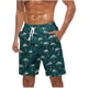 thumbnail image 1 of Pantalones Cortos Casuales para Hombre Imprimir con Bolsillos Pantalones de Playa de Cintura Elástica, Pantalones Cortos de Cintura Elástica para Hombre, 1 of 9