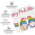 thumbnail image 3 of Kdxio Lgbt Gnome Funny Coasters,4 Pcs Leather Coasters,Housewarming Gifts,Protect Furniture from Water Marks Scratch and Damage, 3 of 6