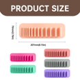 thumbnail image 3 of Beauos Silicone Makeup Brush Holder - Grey, Wall Mounted Rack for Drying & Organizing, Compact Storage, Safe for Walls, 1 Pack, 3 of 9