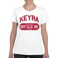thumbnail image 2 of Officially Licensed Legends Of Lucha Libre Keyra Lucha Libre Mask Design Women's T-shirt, 2 of 3
