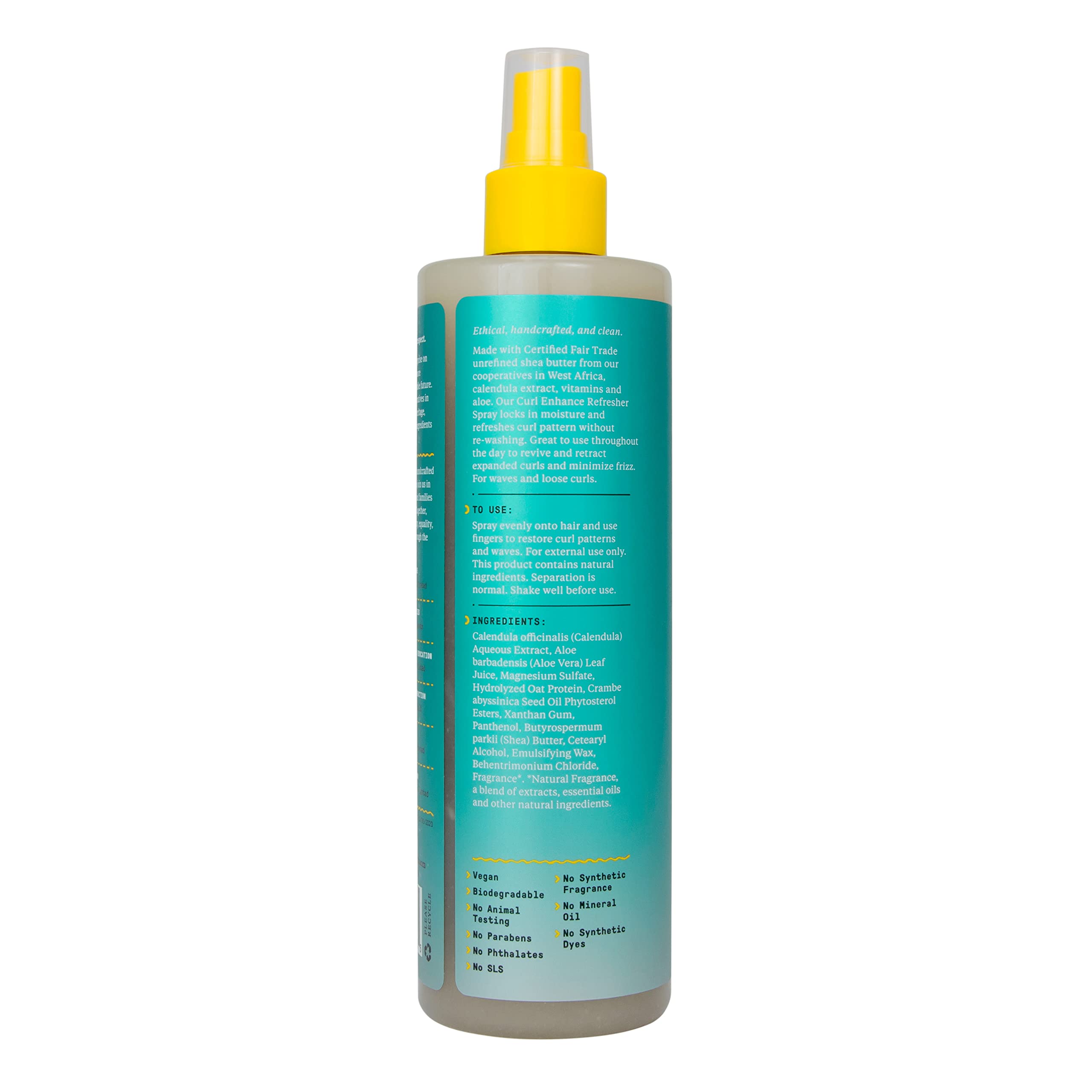 Alaffia Beautiful Curls Curl Reviving Tonic for All Curl Types, with Shea Butter, 12 fl oz - image 4 of 8