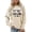 Beige, variant on Funny Grandma Life Crewneck Pullover Sweater Casual Long Sleeve Top For Women Soft Comfortable Daily Wear